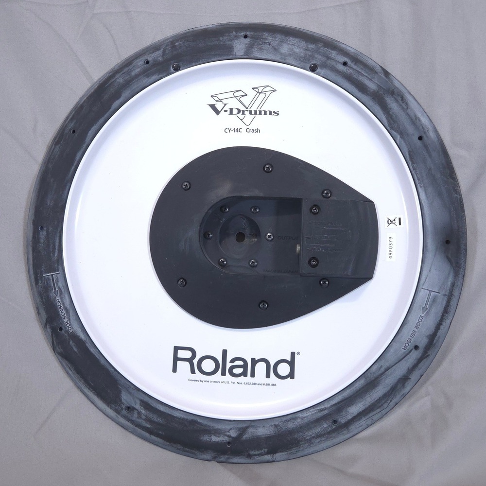 Roland CY-14C V-Drums 14" Crash Cymbal Pad Dual Trigger Electronic Drum - Tested